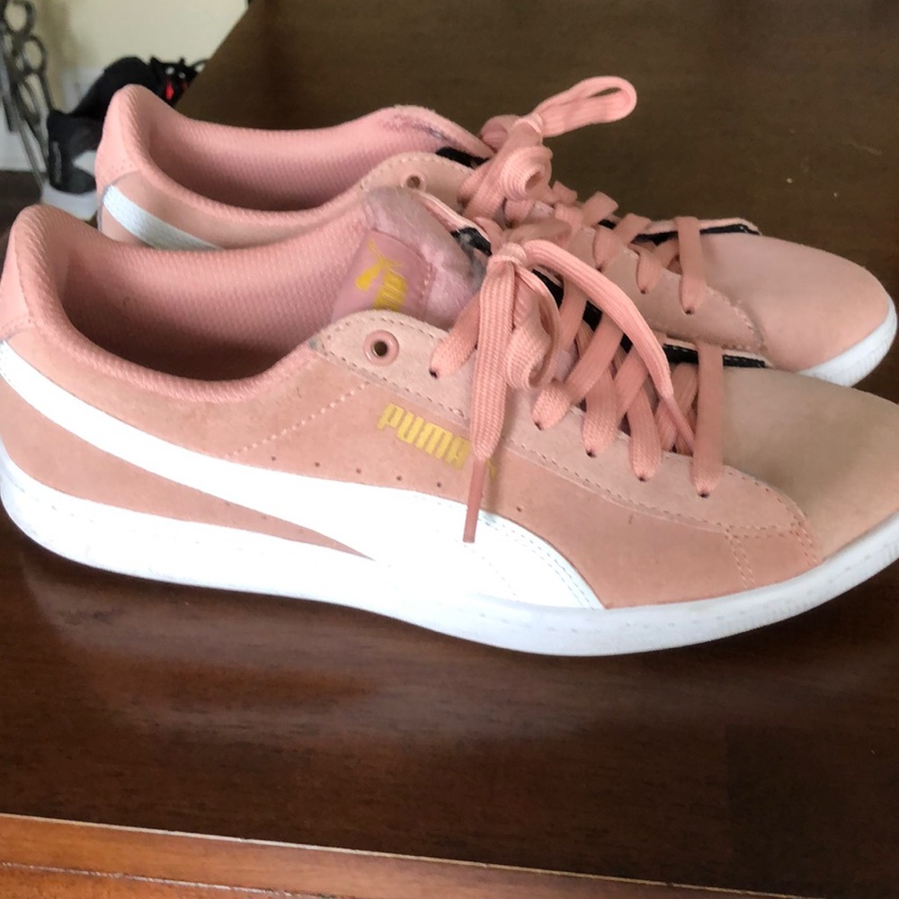 Pink Puma sneakers